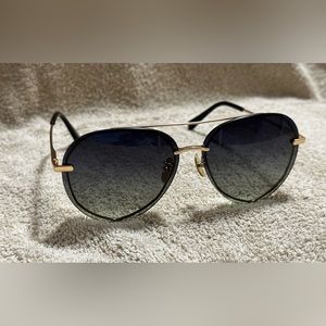 DIFF Eyewear Lennox Aviator Oversized POLARIZED Sunglasses BNWOT